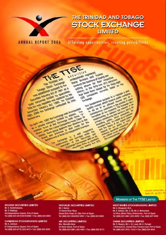 Annual Reports TTSE